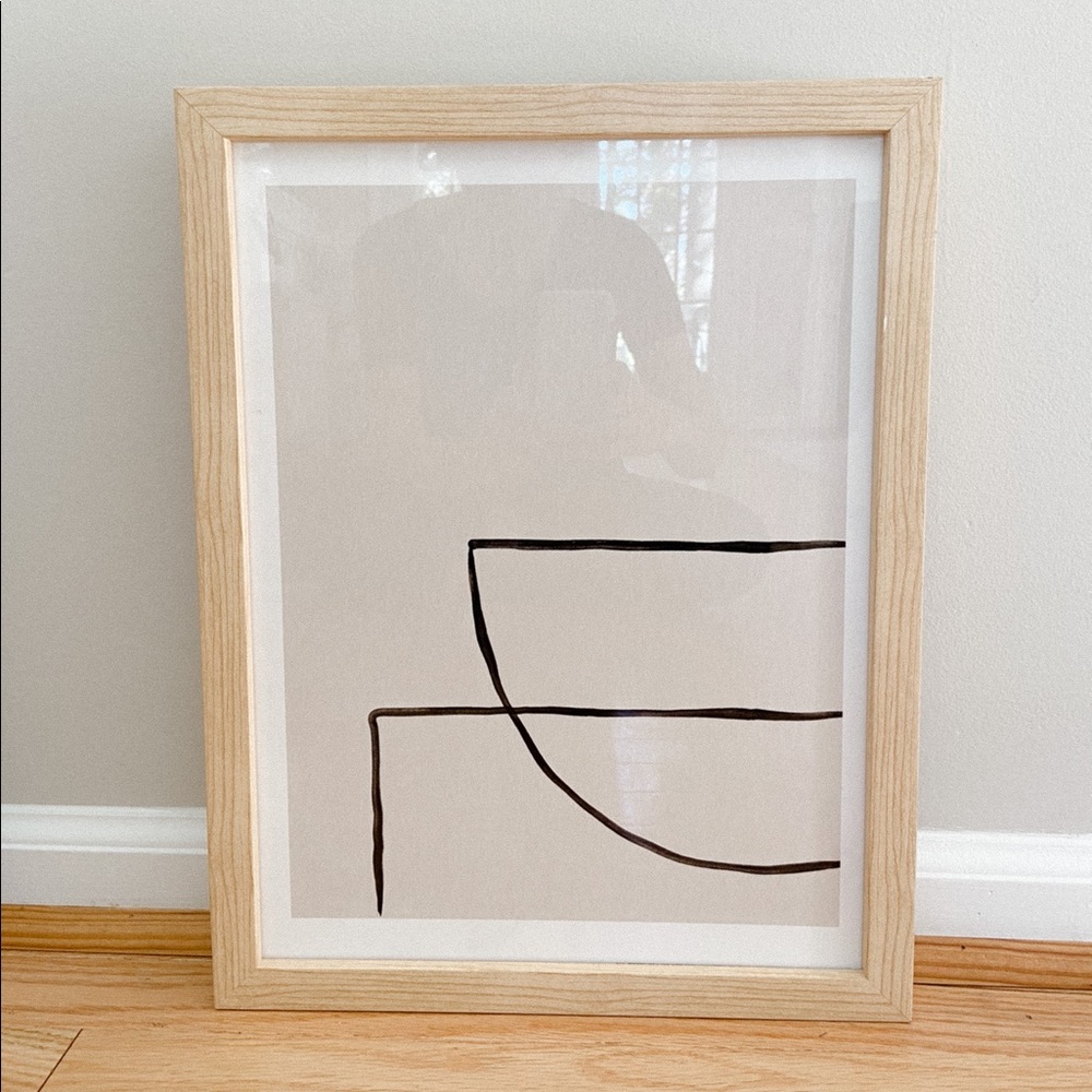 Beautiful Fy oak framed print 18x24
